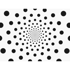 黑色圆点扩散底纹漂浮素材