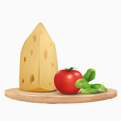 奶酪和红番茄