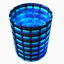 Vista紫外线垃圾桶图标