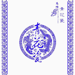 青花瓷古典底纹