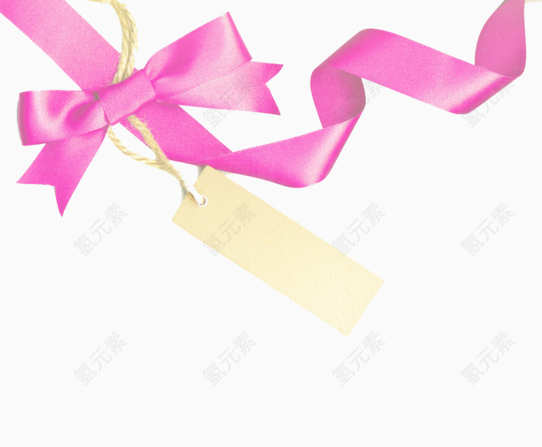 粉色飘带