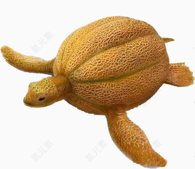 哈密瓜做的乌龟