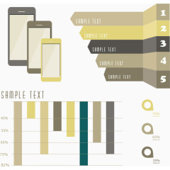 扁平化信息图表
