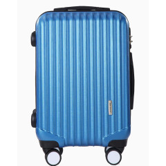 砂布纹24寸蓝色行李箱