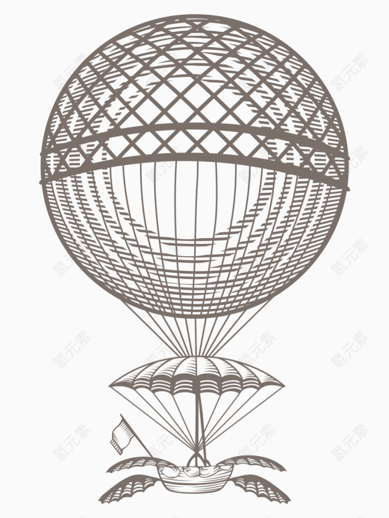 圆球镂空素材矢量