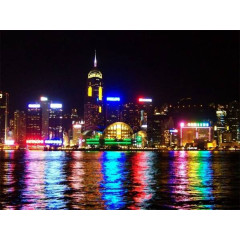城市夜景香港