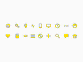 黄色软件图标