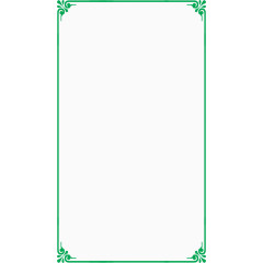 绿色清晰花纹边框相框