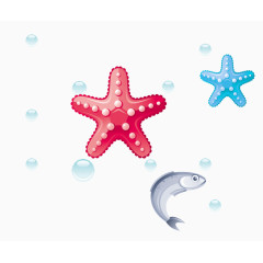 海洋小鱼海星