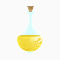 黄色瓶子