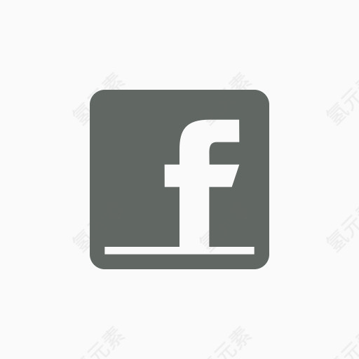 脸谱网分享社会简单的图标-自由