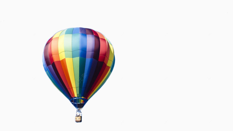 真实的彩色热气球下载