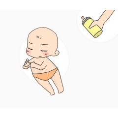 宝宝喝奶图片素材