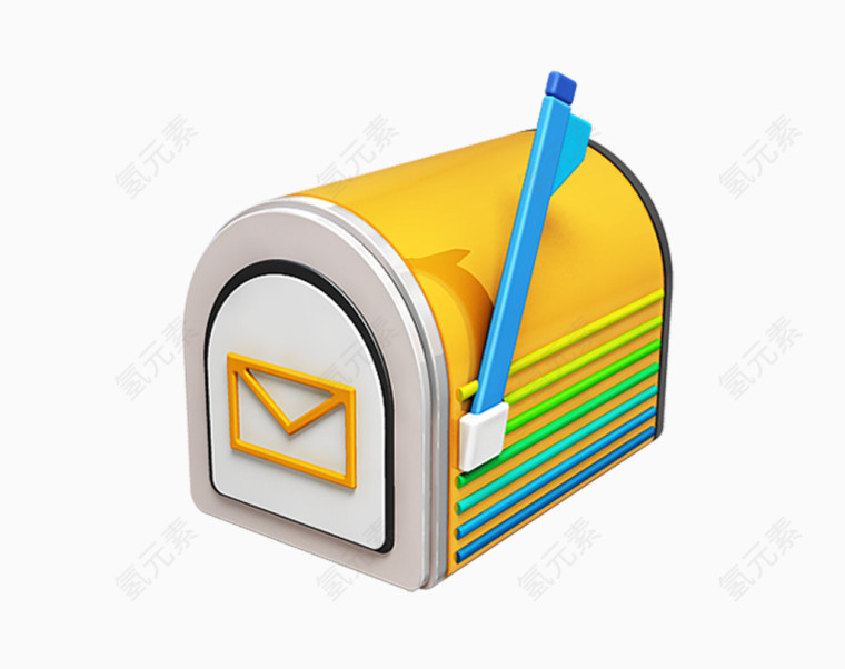 彩色邮箱PNG图标
