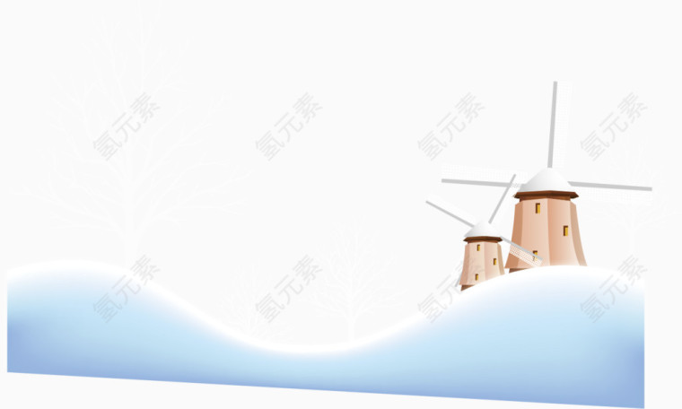 冬季风车