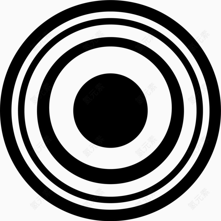 线条黑色圆圈虚线圆元素
