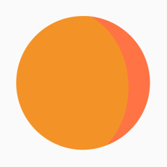 橙色的圆球