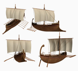 古式帆船