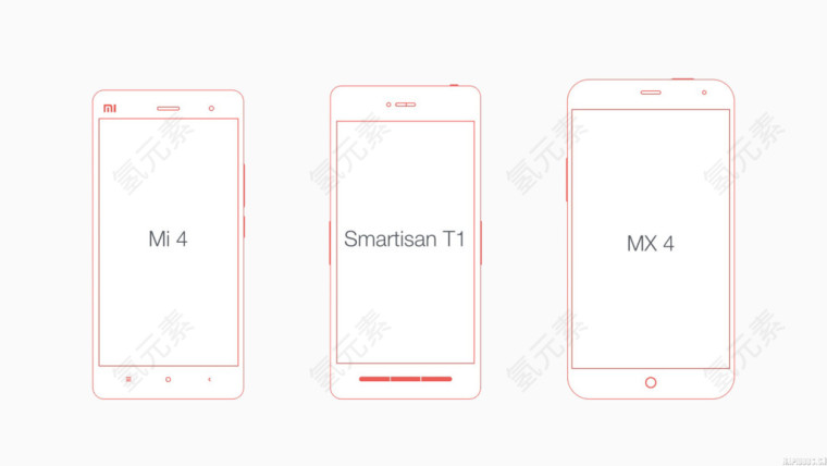 手机线框素材
