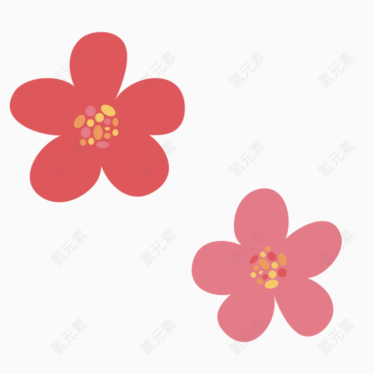 矢量花朵