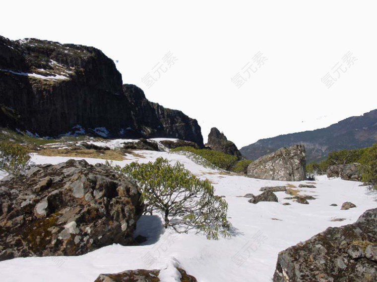 雪山美景