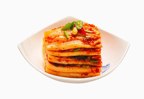 盘子上的韩式泡菜下载