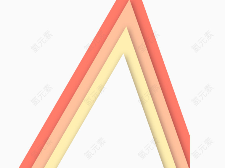 彩色三角装饰素材