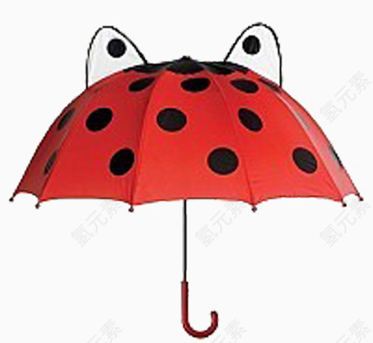 红色七星瓢虫伞