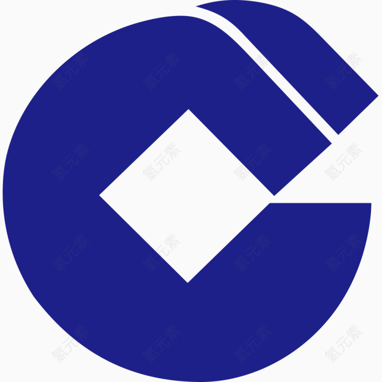 中国建设银行logo矢量素材