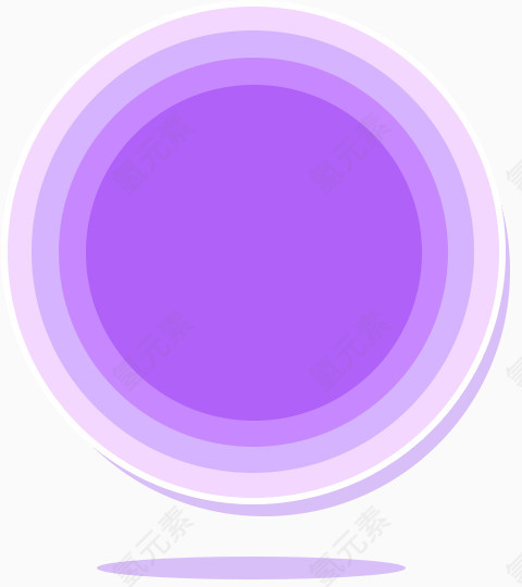 紫色圆环素材