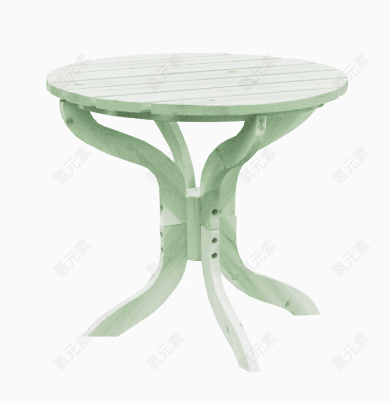 绿色漂亮圆桌