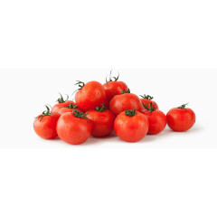 新鲜西红柿番茄带水珠的番茄