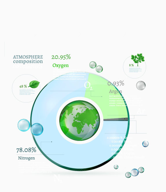 环境保护与水泡矢量素材下载