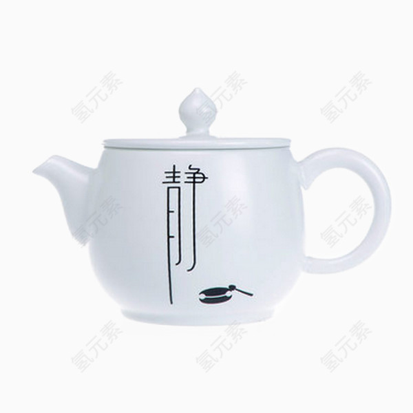 羊脂白釉功夫茶壶