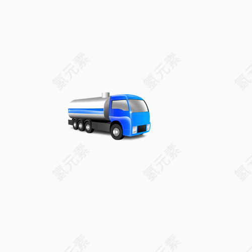 蓝色货车