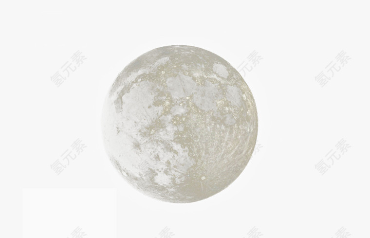 月球 灰白