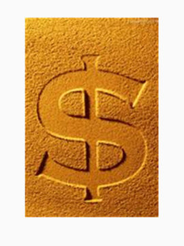 沙漠美金符号图片素材