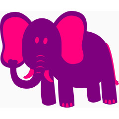 紫色的大象