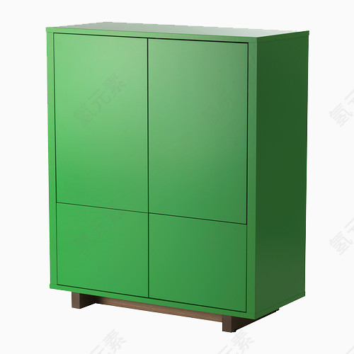 绿色清新柜子