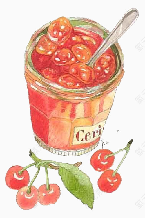 草莓水果罐头