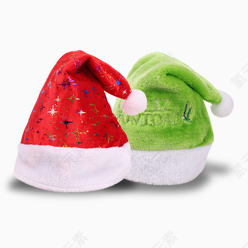 两顶圣诞帽