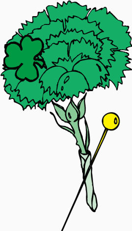 卡通绿色植物矢量