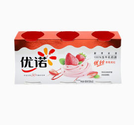 盒装优丝草莓饮品