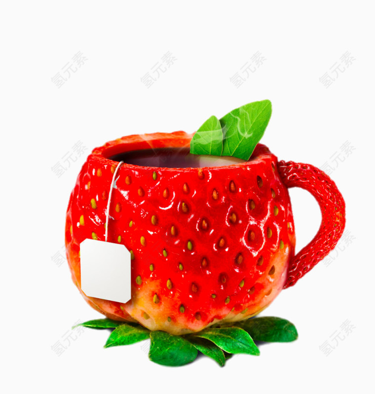 创意草莓茶杯