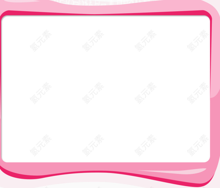 粉色商品展示背景框