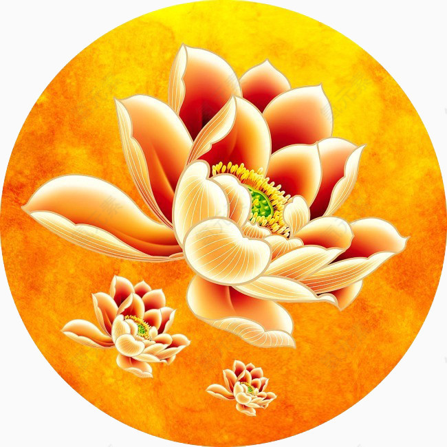有特色的中国莲花设计元素