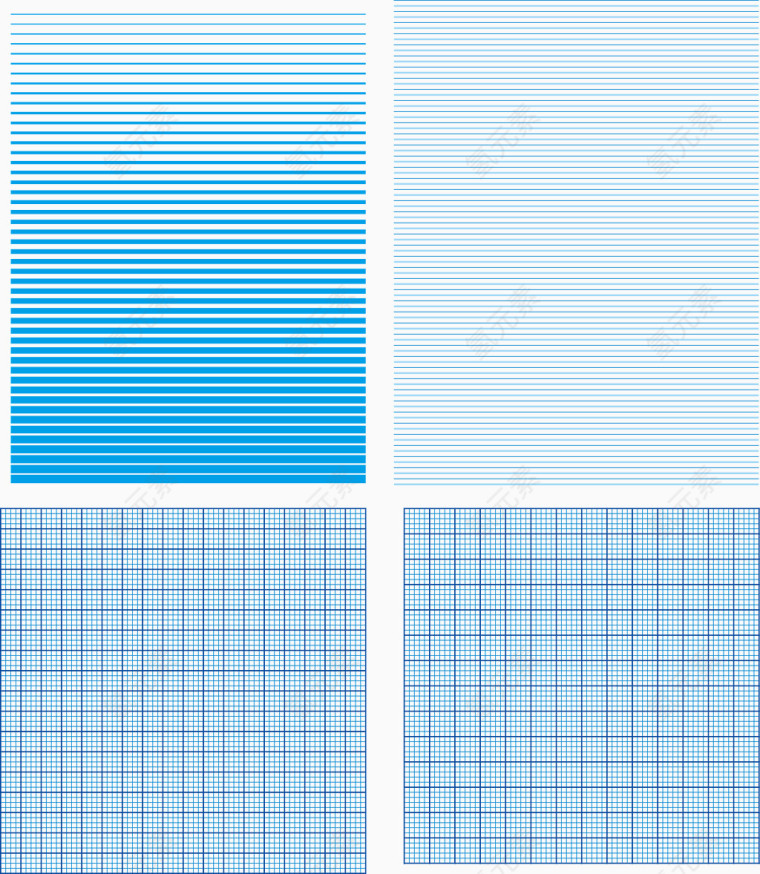 蓝色直线网格设计矢量素材