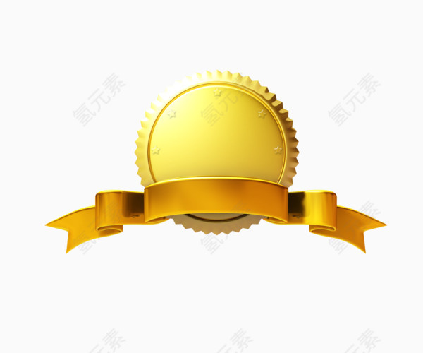 金色徽章