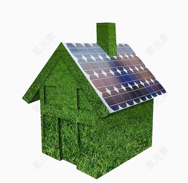 绿色太阳能环保房子