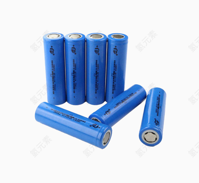 蓝色环保节能锂电池